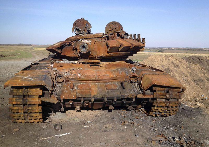 У Харківській області розбитий російський танковий батальйон