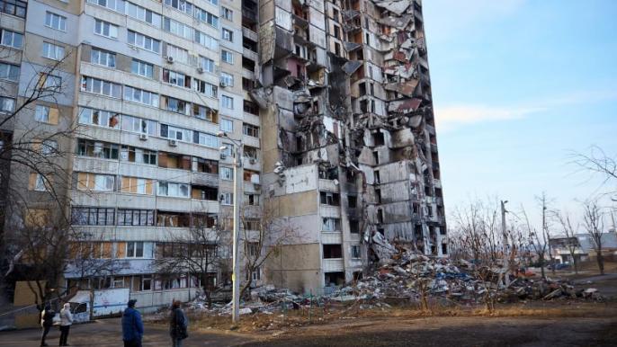 Жильцы разрушенного дома на Северной Салтовке против создания из него мемориала