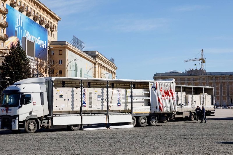 Харків отримав потужні генератори: куди їх передадуть