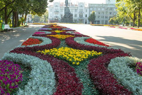 В Харькове традиционно посадят цветы