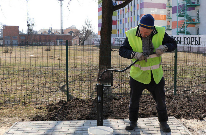 В Харькове установили колонки на случай блекаутов