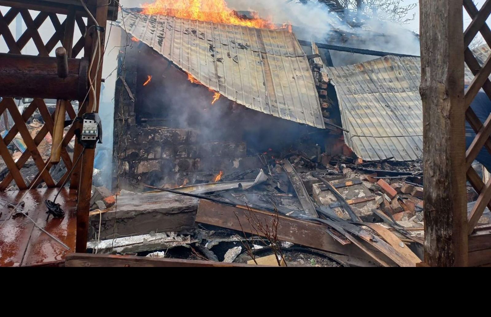В Харьковской области из-за взрыва газа сложился дом
