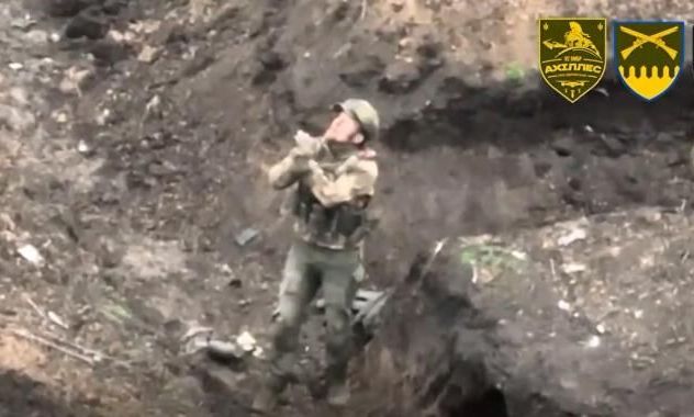Дрон харківських військових взяв у полон російського солдата