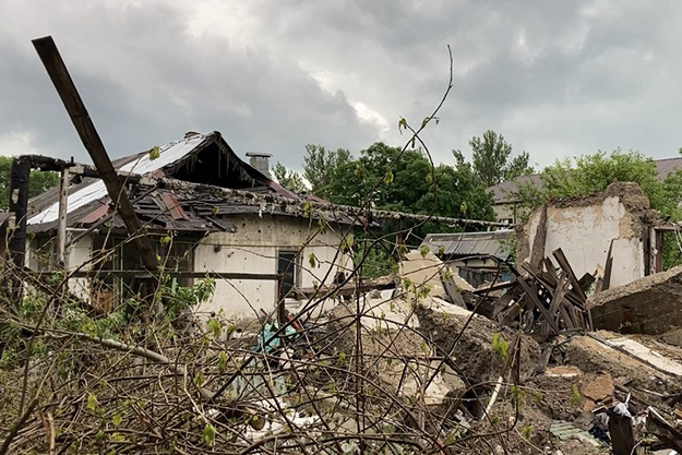 Город Барвенково в Харьковской области разбит войной на две трети (видео, фото)