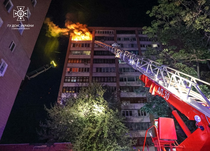 В Харькове при пожаре погибла женщина