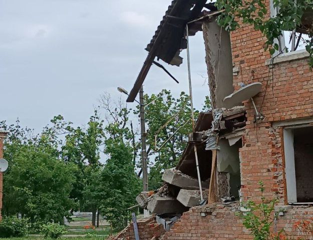 В Чугуеве снесут два дома, пострадавшие от обстрела