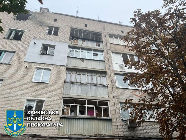 РФ обстріляла Куп'янськ-Вузловий, пошкоджено п'ятиповерховий будинок