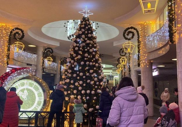 В Харькове зажгли новогоднюю елку (фото)