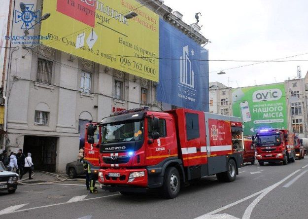 В центре Харькова горело кафе (фото)