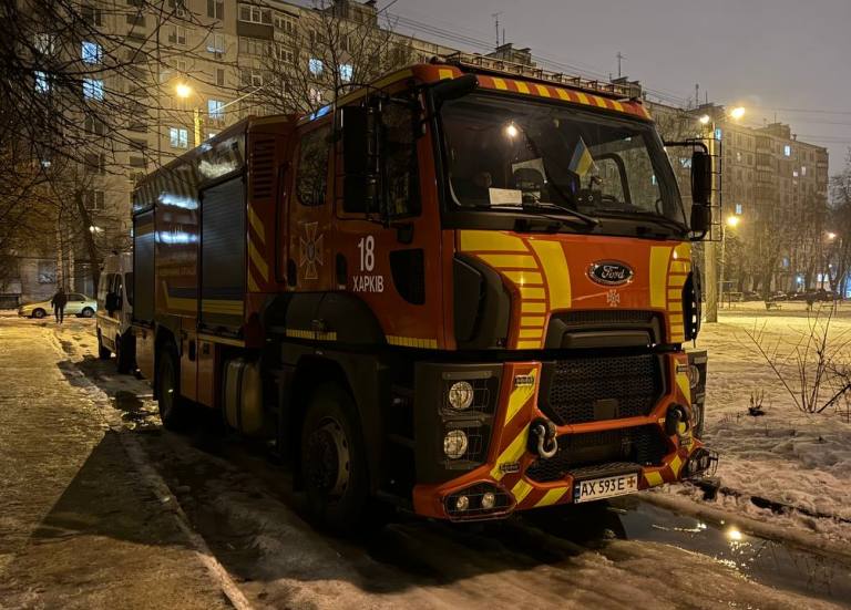 Дети отравились дымом на пожаре в Харькове