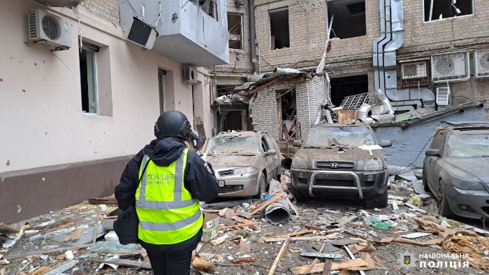 41 жилой дом поврежден в Харькове утренними ракетными ударами