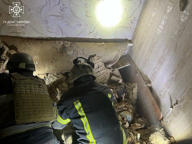 60-річну жінку врятували з-під завалів будинку в Куп'янську (відео)