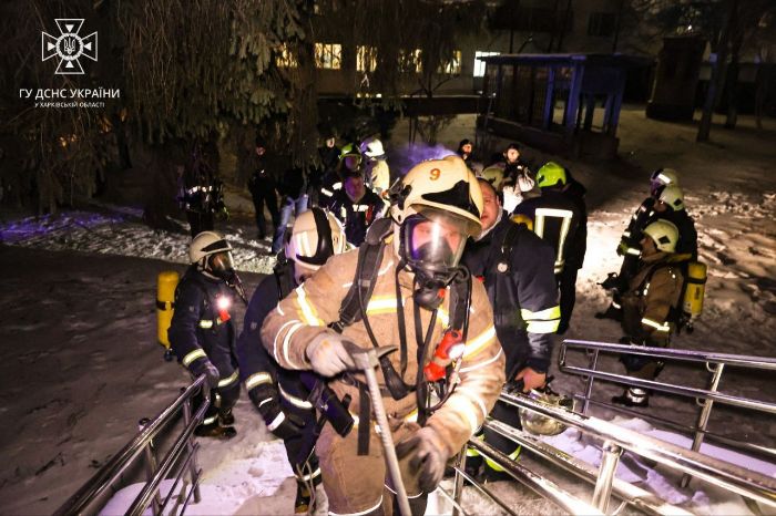 Детская больница горела в Харькове (фото)