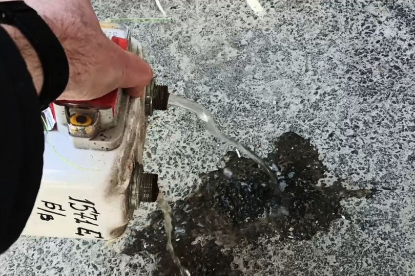 В Харькове обнаружили воду в газопроводе