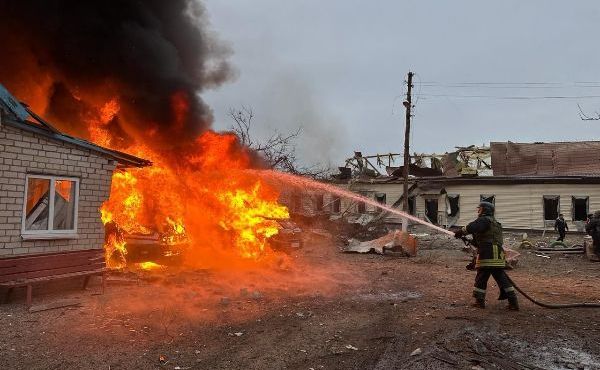 Войска РФ обстреляли больницу в Харьковской области (фото)