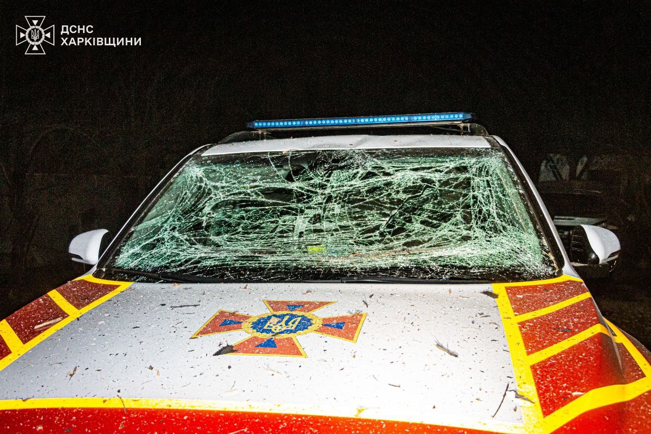 Вночі по Харкову вдарили "Шахедами": поранено рятувальників і поліцейського
