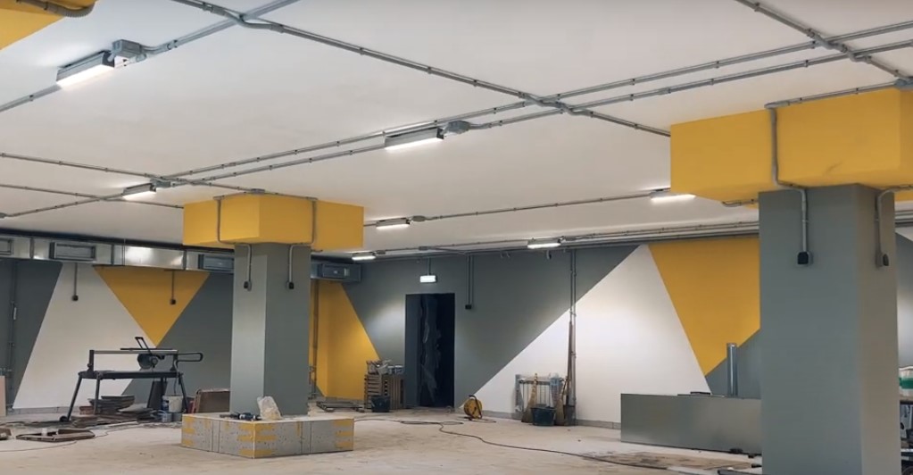 Подземная школа в Люботине почти готова (видео)