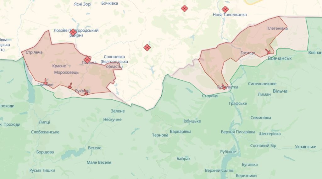 Войска РФ продвинулись в Харьковской области не больше чем на 8 км от границы - ISW