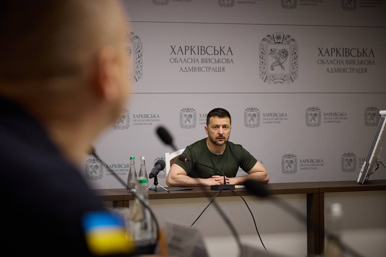 Сегодня Зеленский посетил Харьков