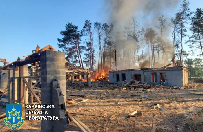 РФ вдарила ще по одній базі відпочинку в Харківській області