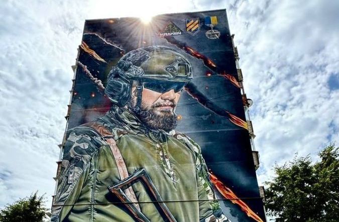 У Харківській області з'явився новий величезний мурал
