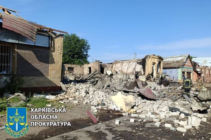РФ сбросила 500-килограммовую бомбу на Боровую (фото)