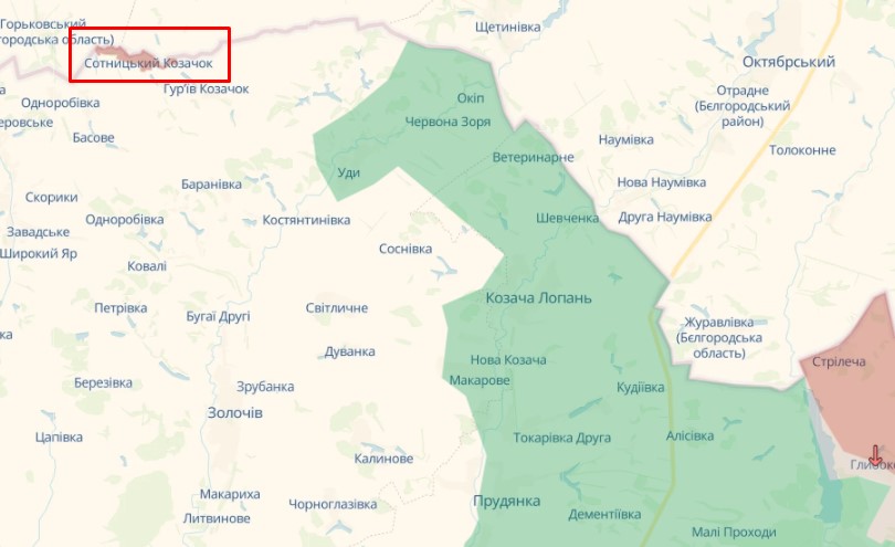 сотницкий казачок на карте