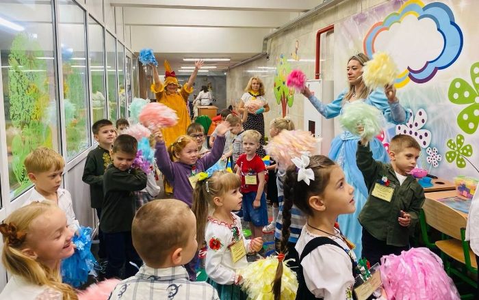 Дитячий садок на станції метро "Імені Масельського" у Харкові