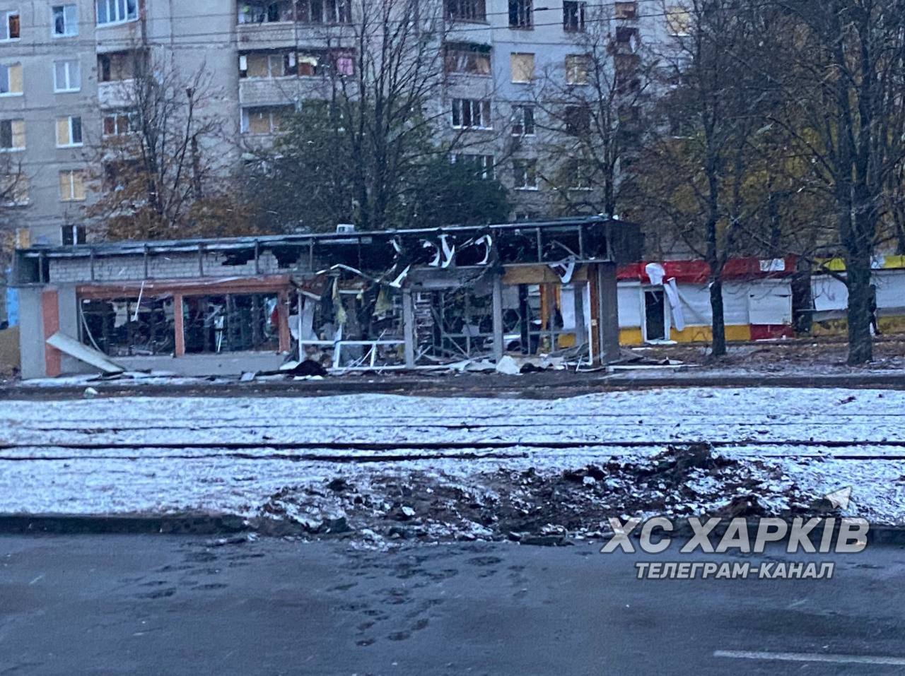 снег в Харькове