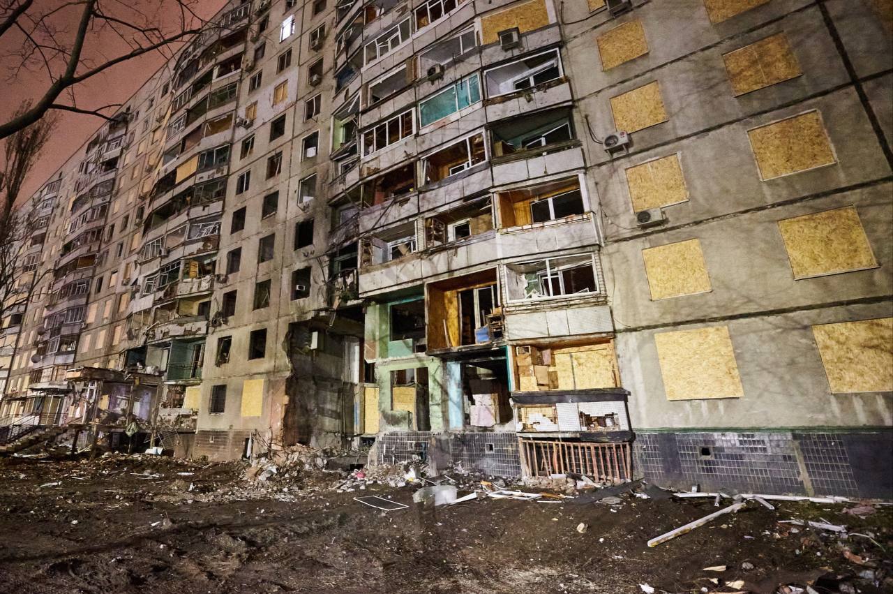 постраждалий будинок на салтівці