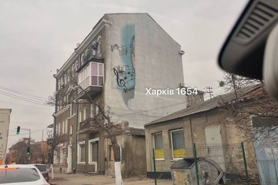 Дом, где раньше находился портрет Дунаевского