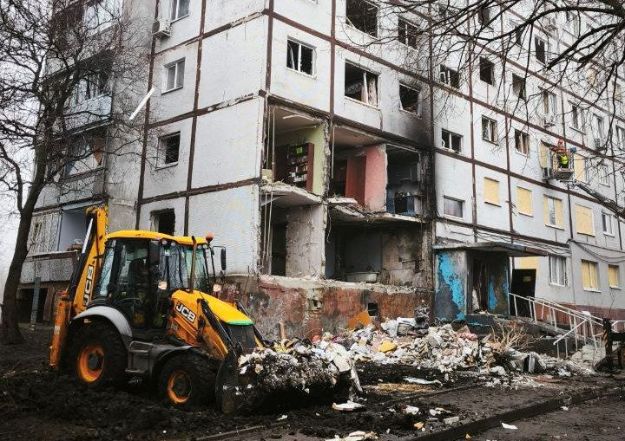 наслідки удару шахедом