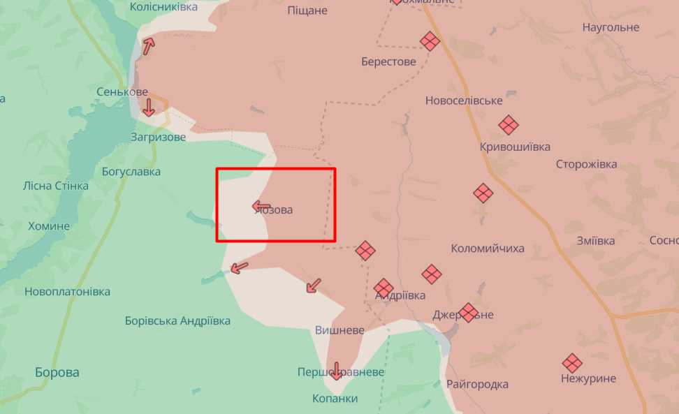 Военные опровергли информацию об оккупации Лозовой