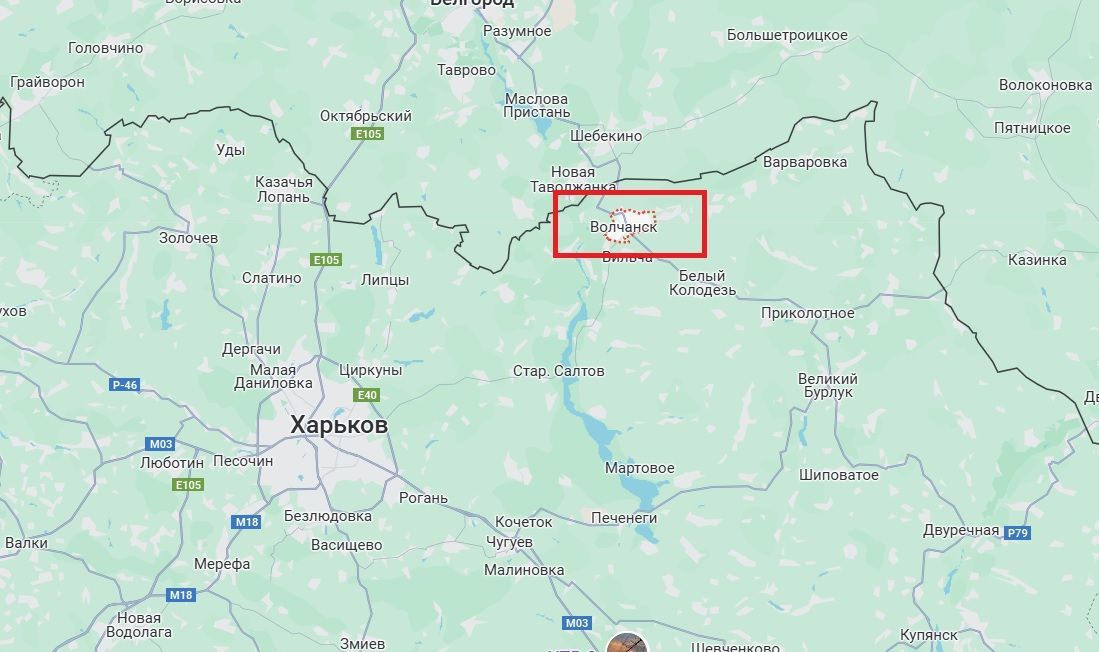 Район річки Вовча