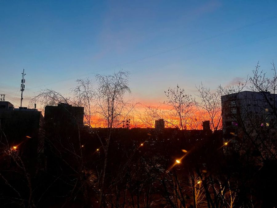 Червоний захід сонця