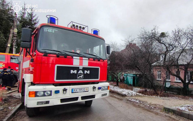 У Харкові на пожежі загинув чоловік (фото)
