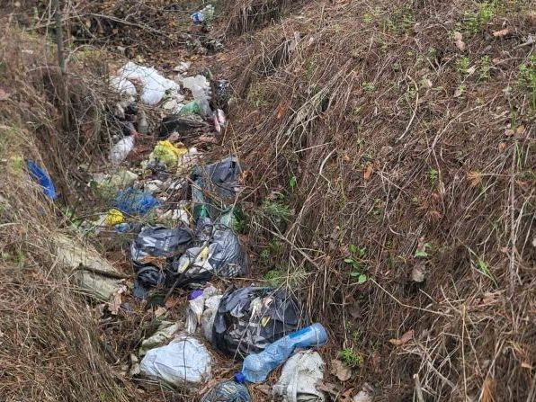 Траса перетворилась на смітник: у Харківській області люди викидають відходи прямо на узбіччя (фото)