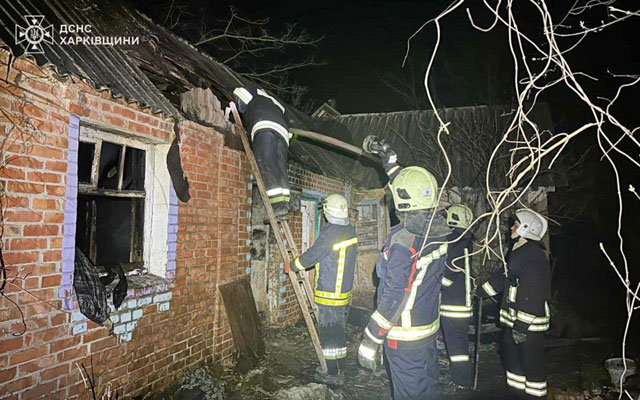 Курение привело к пожару в Харьковской области