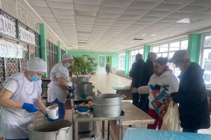 Пункт питания в Харькове