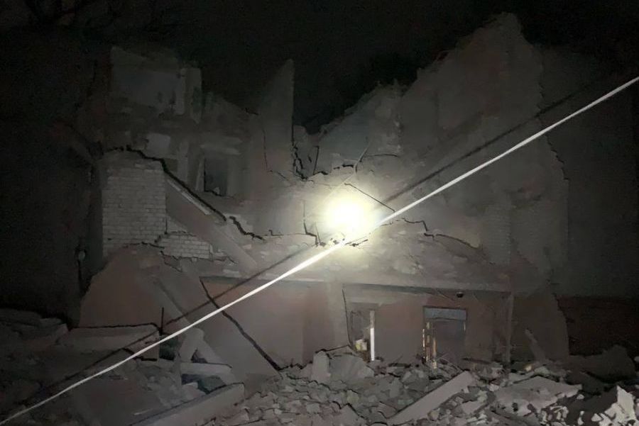 Последствия удара по поселку Высокий