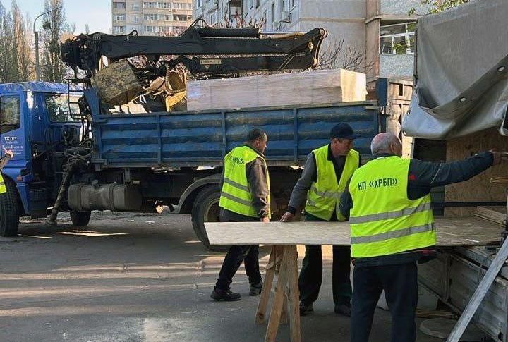 Ликвидация последствий ракетного удара