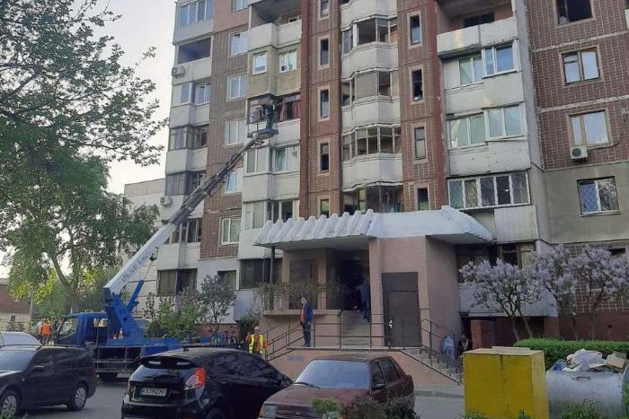Поврежденный дом