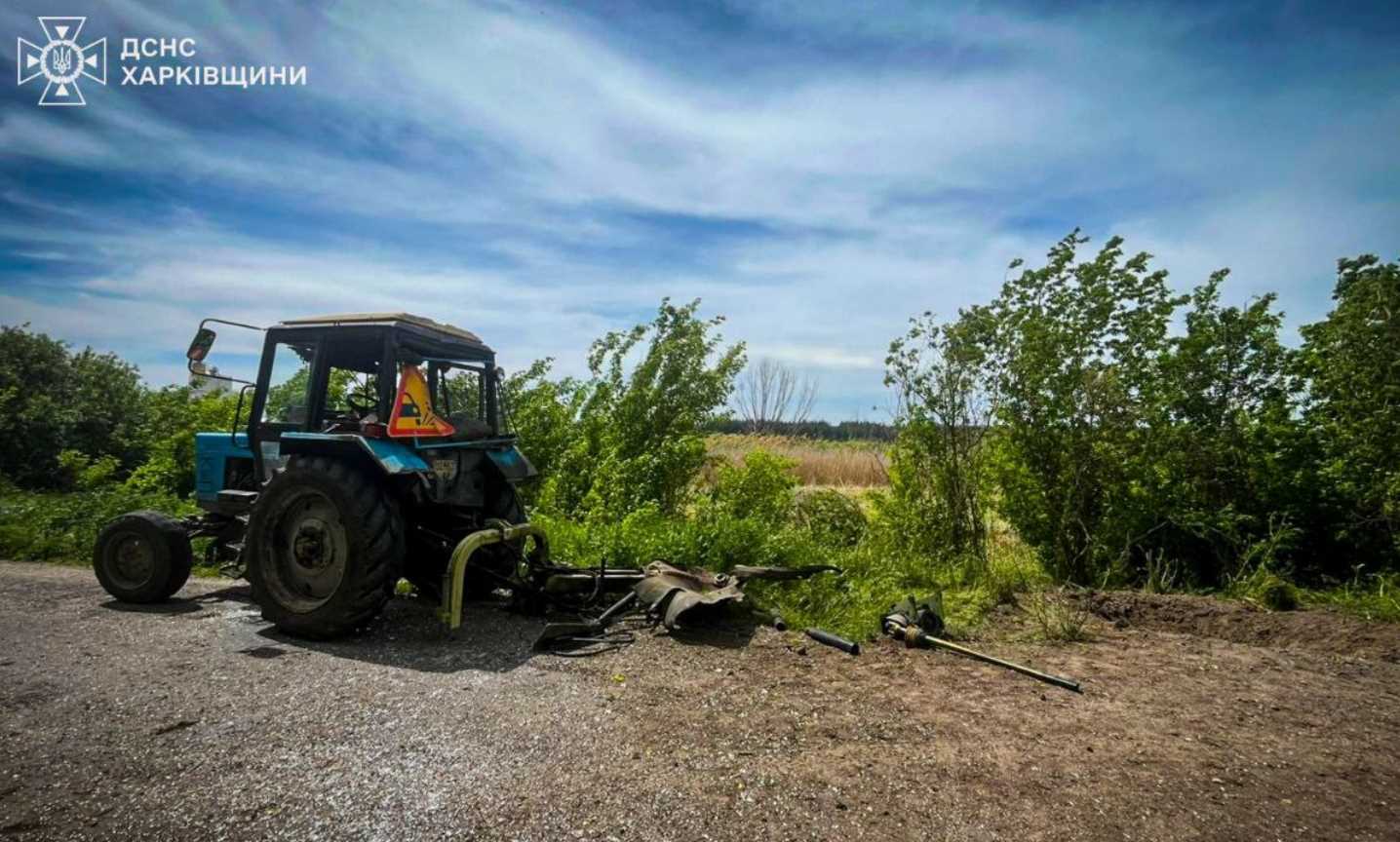 На околиці Балаклії трактор підірвався на міні