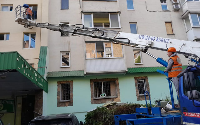 В Харькове подверглись разрушениям 56 домов (фото)