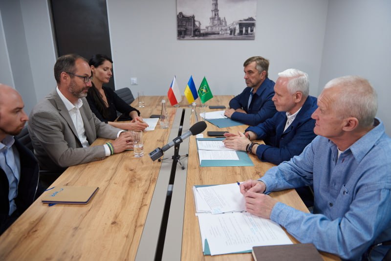 Ігор Терехов зустрівся з депутатом Європарламенту від Чехії Яном Фариським
