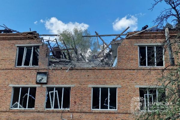 Прилет КАБа в тубдиспансер в Харькове: фото с места событий