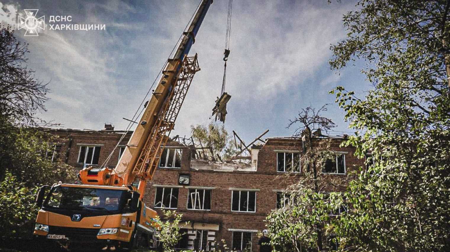 У Харкові завершено аварійно-рятувальні роботи на місці сьогоднішнього авіаудару