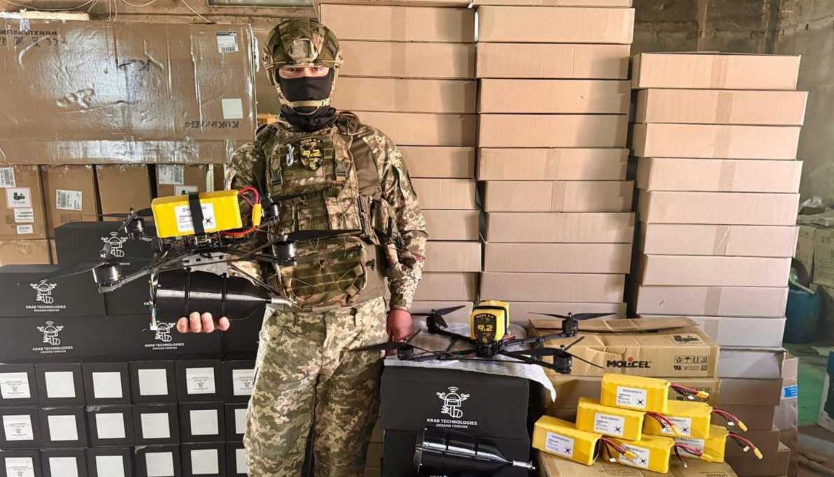 Харьковской бригаде передали 92 оптоволоконных дрона