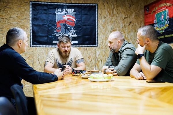 Синєгубов зустрівся з військовими 14-ї бригади на Куп’янському напрямку