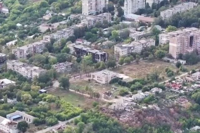 Как сейчас выглядит Купянск с высоты птичьего полета (видео)